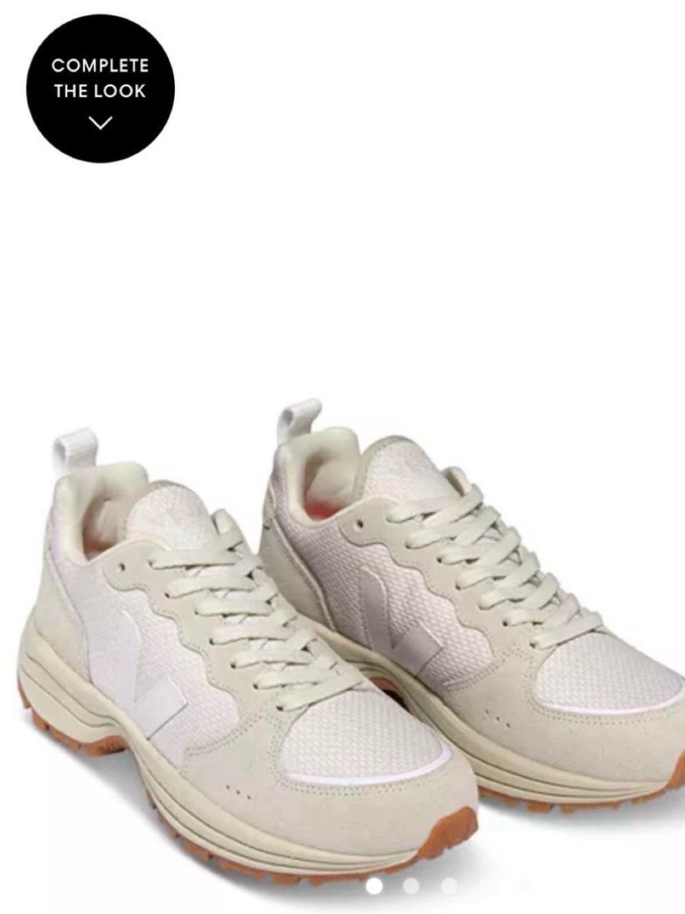 Veja Venturi II low top sneakers in gravel white